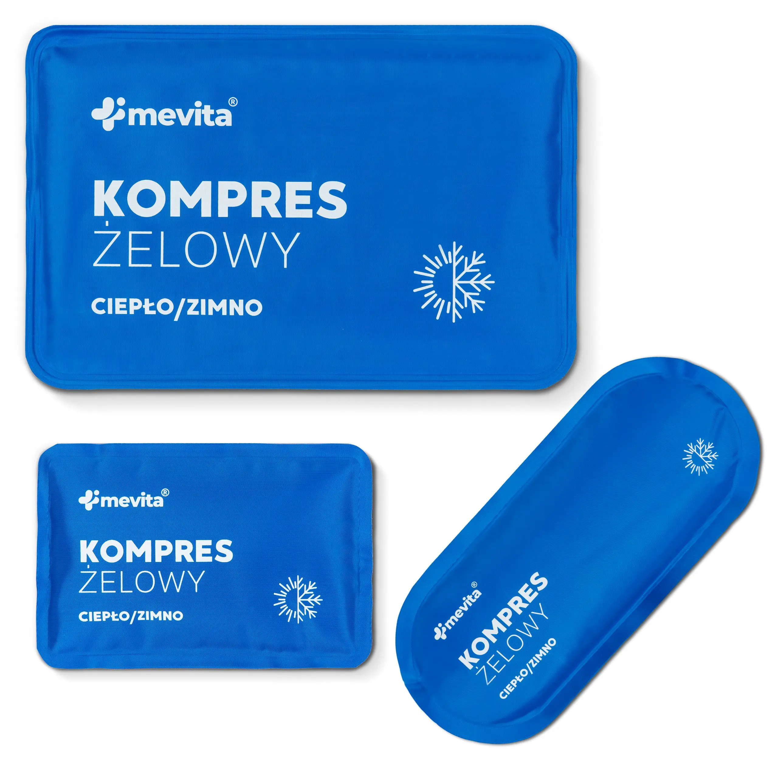 Kompres żelowy ciepło–zimno komplet 3szt