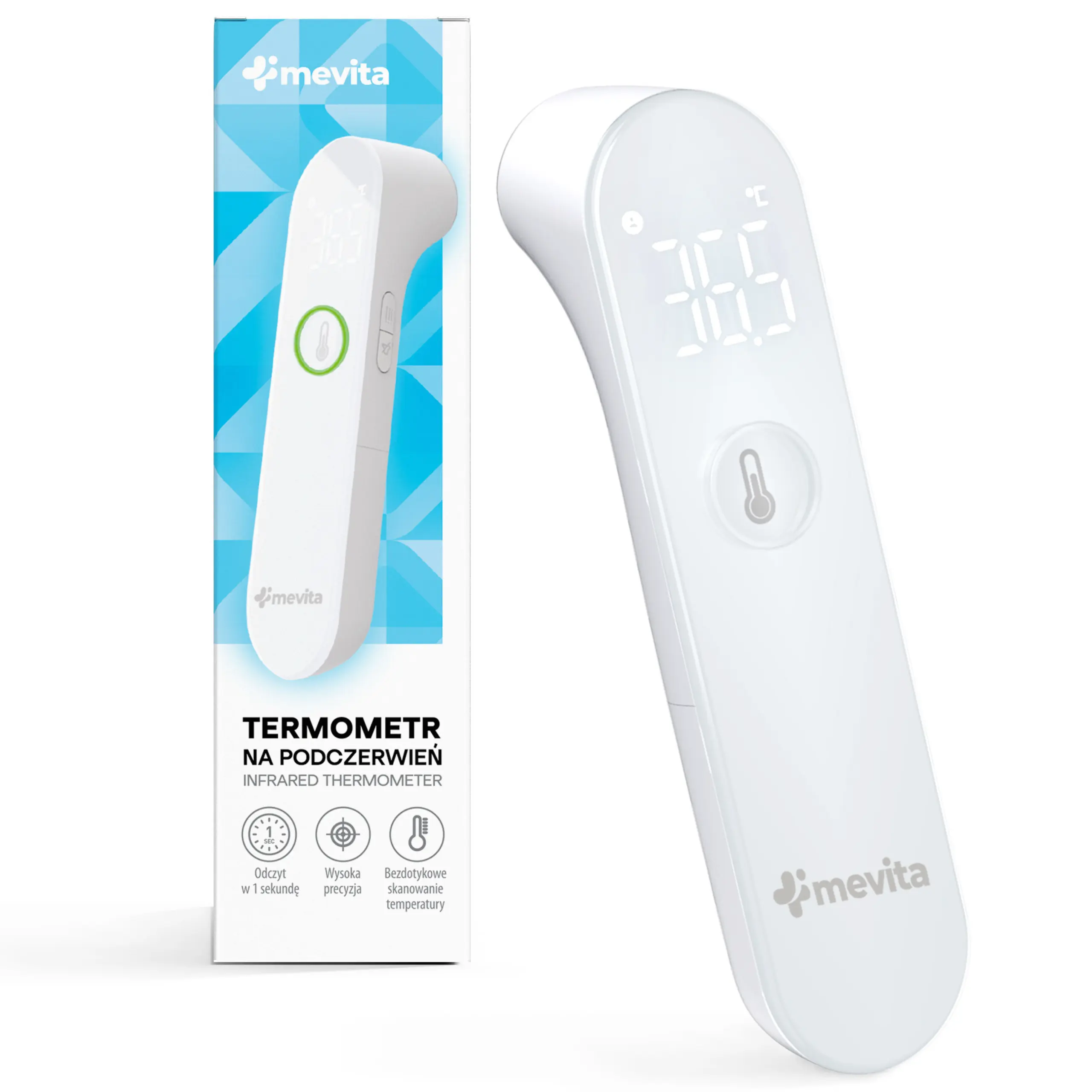 Termometr bezdotykowy na podczerwień VitaTemp